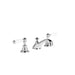Brodware Neu England Basin Set – White Porcelain Lever