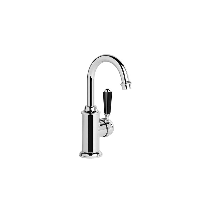 Brodware Neu England Basin Mixer – Black Porcelain Lever