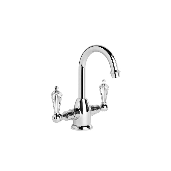 Brodware Neu England Basin Mixer – Kristall Lever