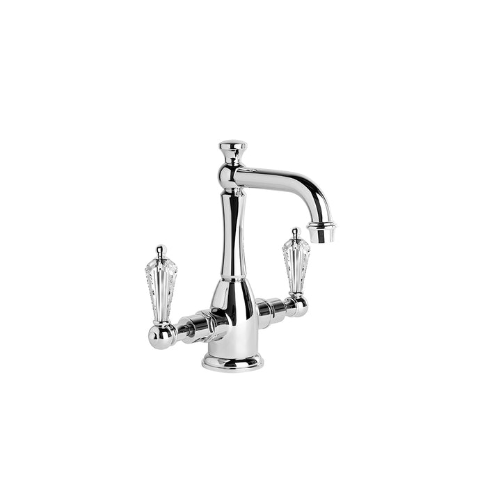Brodware Neu England Basin Mixer – Kristall Lever