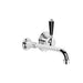 Brodware Neu England Wall Mixer Set – Black Porcelain Lever