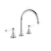 Brodware Neu England Bath Set – White Porcelain Lever