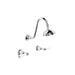 Brodware Neu England Shower Set – White Porcelain Lever