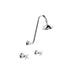 Brodware Neu England Shower Set – Cross Handle – Ceramic Disc