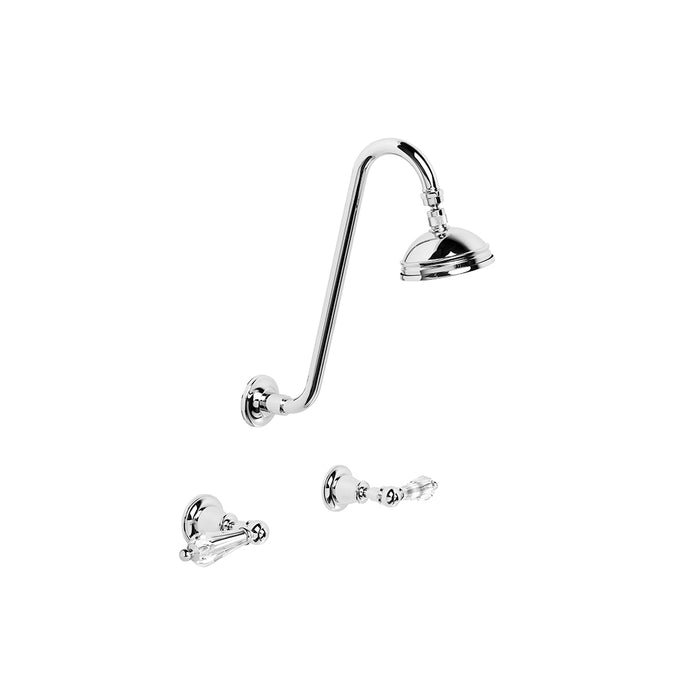 Brodware Neu England Shower Set – Kristall Lever