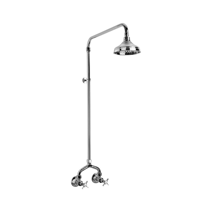 Brodware Neu England Shower Set – Cross Handle – Ceramic Disc
