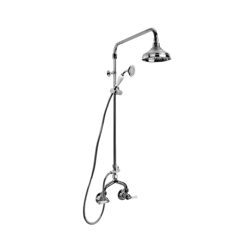 Brodware Neu England Shower Set – Cross Handle – Ceramic Disc