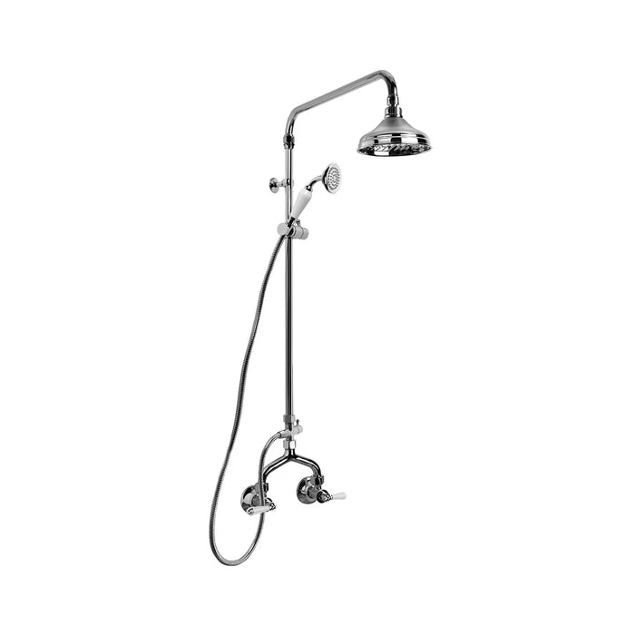 Brodware Neu England Shower Set – Cross Handle – Ceramic Disc