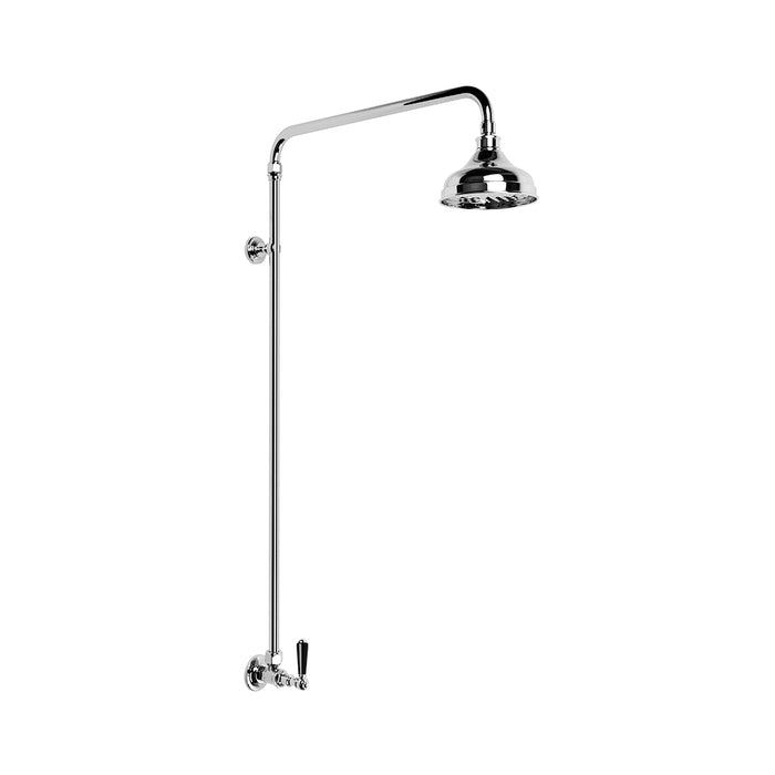 Brodware Neu England Shower Set – Black Porcelain Lever