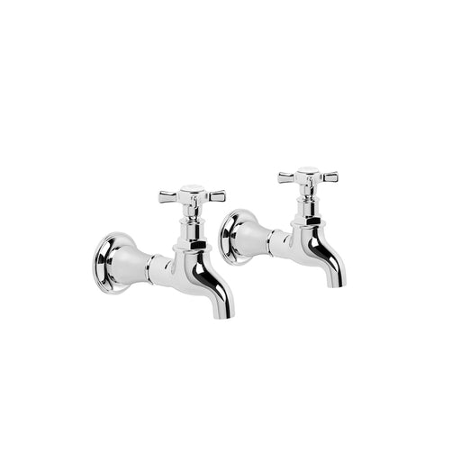 Brodware Neu England Bib Taps – Cross Handle – Ceramic Disc