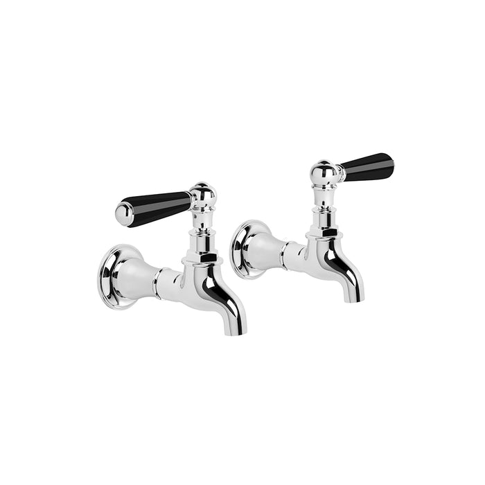 Brodware Neu England Bib Taps – Black Porcelain Lever