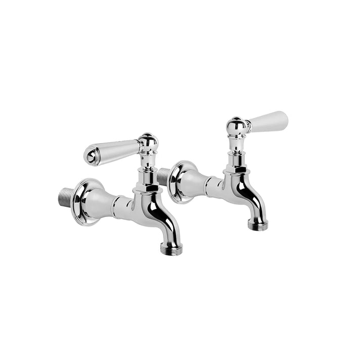 Brodware Neu England Bib Taps – Cross Handle – Ceramic Disc