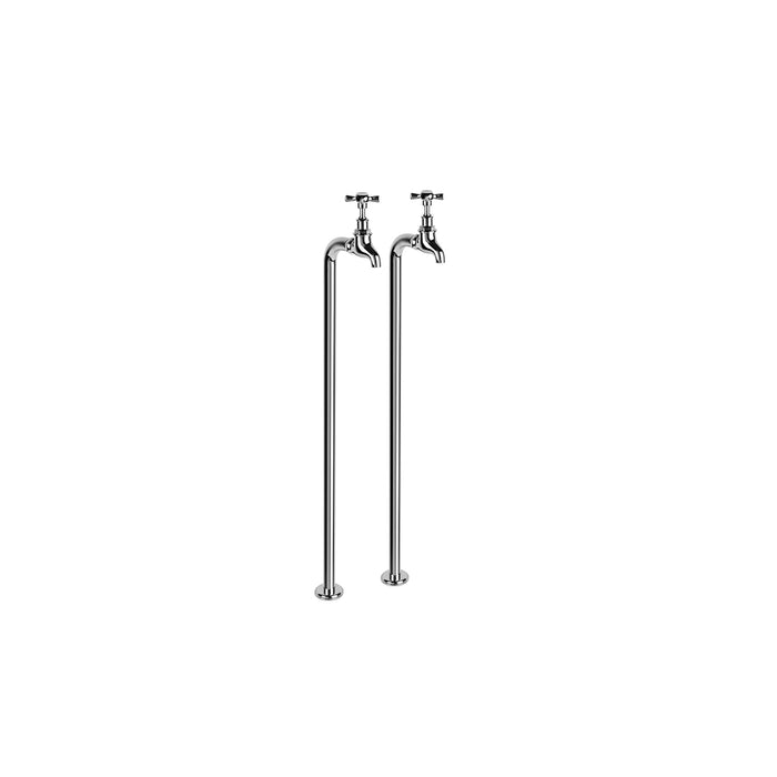 Brodware Neu England Bib Taps – Cross Handle – Ceramic Disc