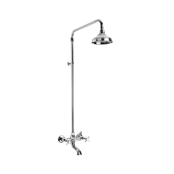 Brodware Neu England Bath & Shower Set – Cross Handle – Ceramic Disc