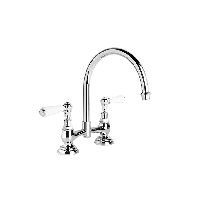 Brodware Neu England Kitchen Set – White Porcelain Lever