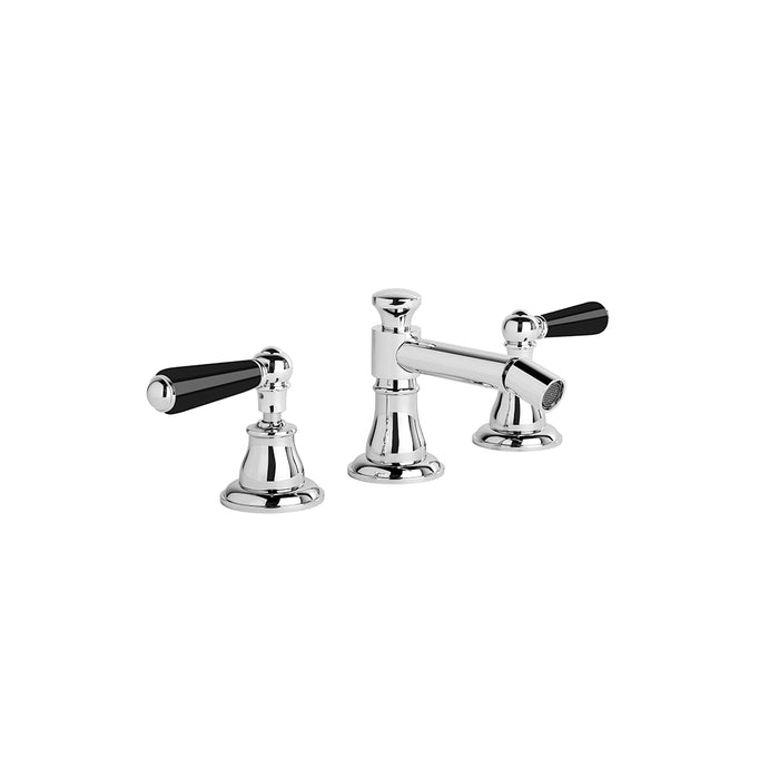 Brodware Neu England Bidet Set – Black Porcelain Lever