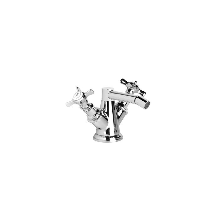 Brodware Neu England Bidet Mixer – Cross Handle – Ceramic Disc