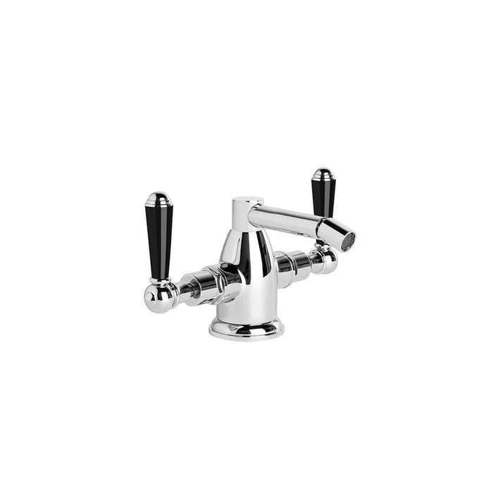 Brodware Neu England Bidet Mixer – Black Porcelain Lever