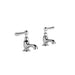 Brodware Neu England Pillar Taps – Metal Lever