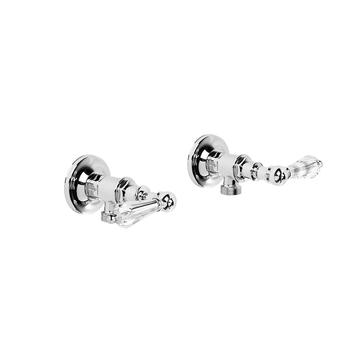 Brodware Neu England Washing Machine Taps – Kristall Lever