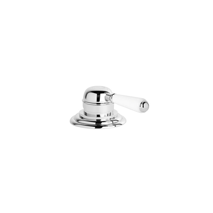 Brodware Neu England Hob Mixer – White Porcelain Lever