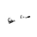 Brodware Neu England Wall Taps – Black Porcelain Lever