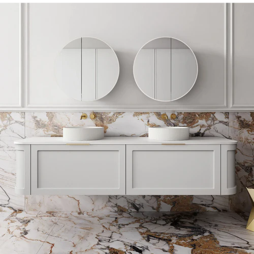 Cassa Design Westminster 1800mm Wall Hung Vanity - Matte White