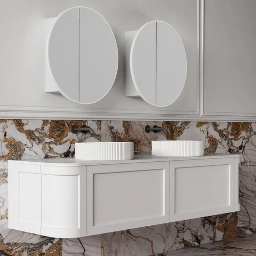 Cassa Design Westminster 1800mm Wall Hung Vanity - Pale Grey