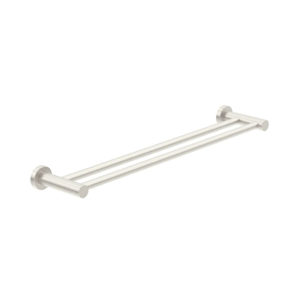 Nero Classic Double Towel Rail 800mm