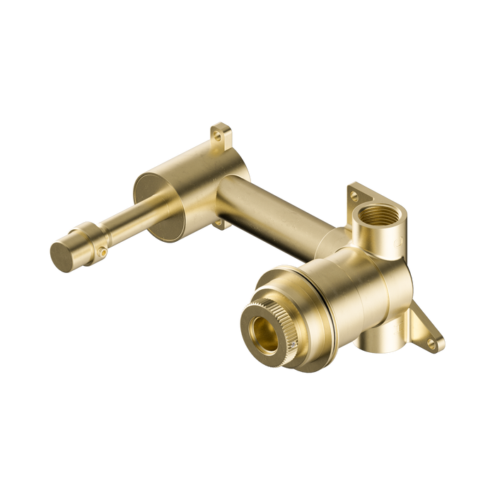 Nero Serenity Progressive Wall Basin Mixer Body Only - 