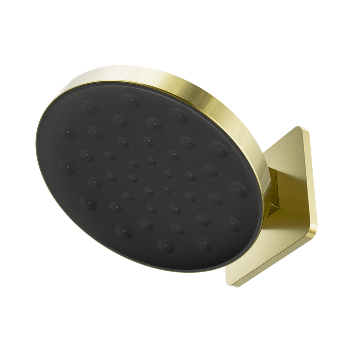 Nero Serenity Wall Shower Head - Brushed Gold