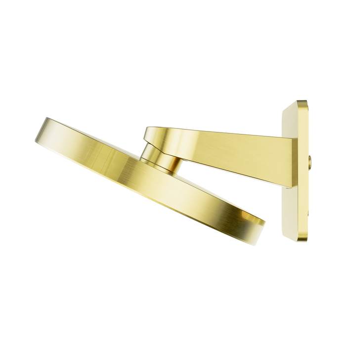 Nero 24D002BG Serenity Wall Shower Head Brushed Gold image 3 | SKU: 24D002BG