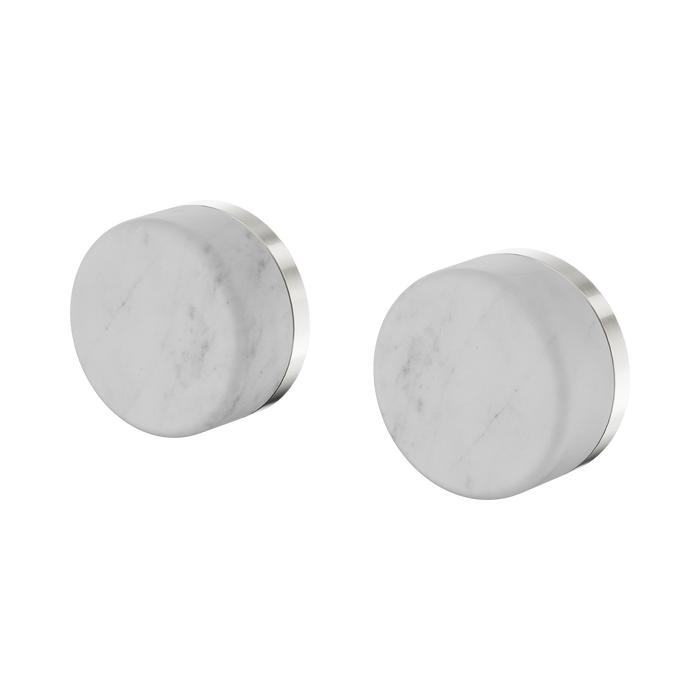 Nero Serenity Wall Top Assemblies With Carrara Handle - Brushed Nickel