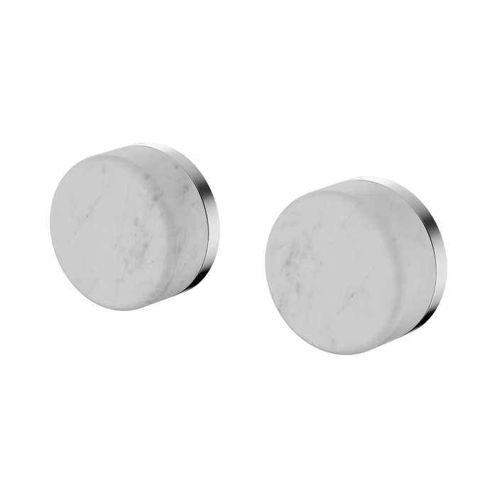 Nero Serenity Wall Top Assemblies With Carrara Handle - Chrome