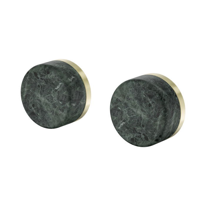 Nero Serenity Wall Top Assemblies With Verde Alpi Handle - Brushed Gold