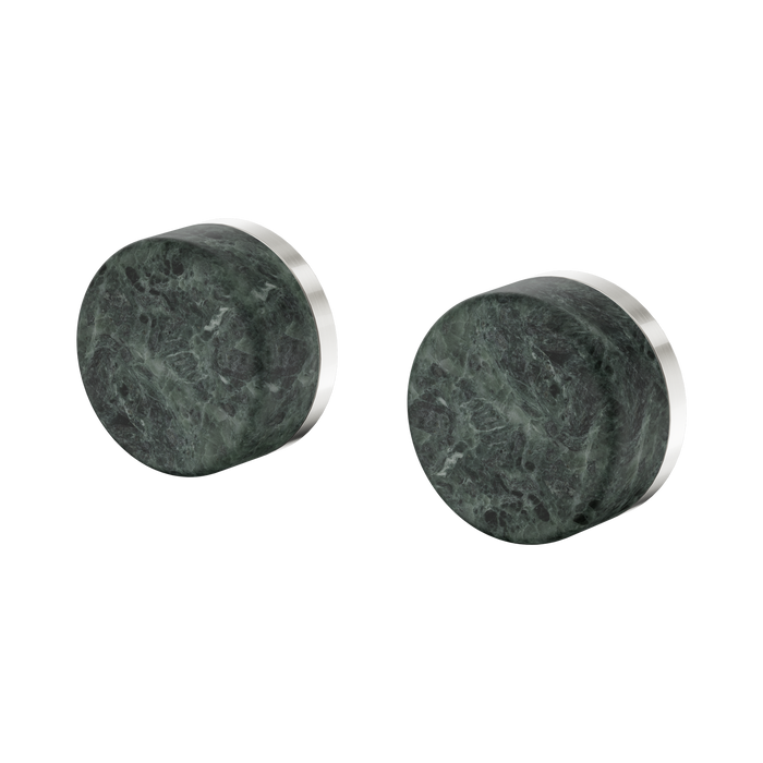 Nero Serenity Wall Top Assemblies With Verde Alpi Handle - Brushed Nickel