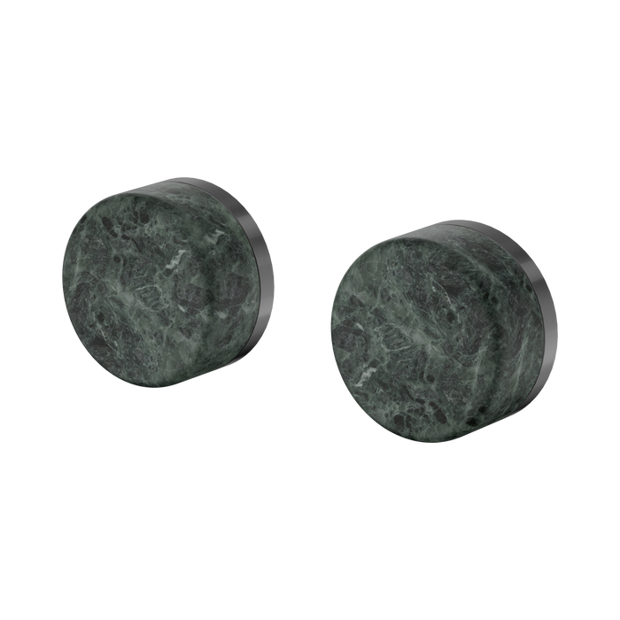 Nero Serenity Wall Top Assemblies With Verde Alpi Handle - Gun Metal