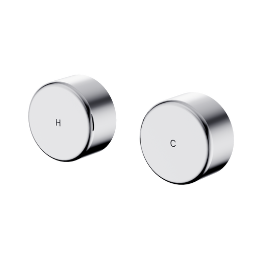 Nero Serenity Wall Top Assemblies With Metal Handle - Chrome