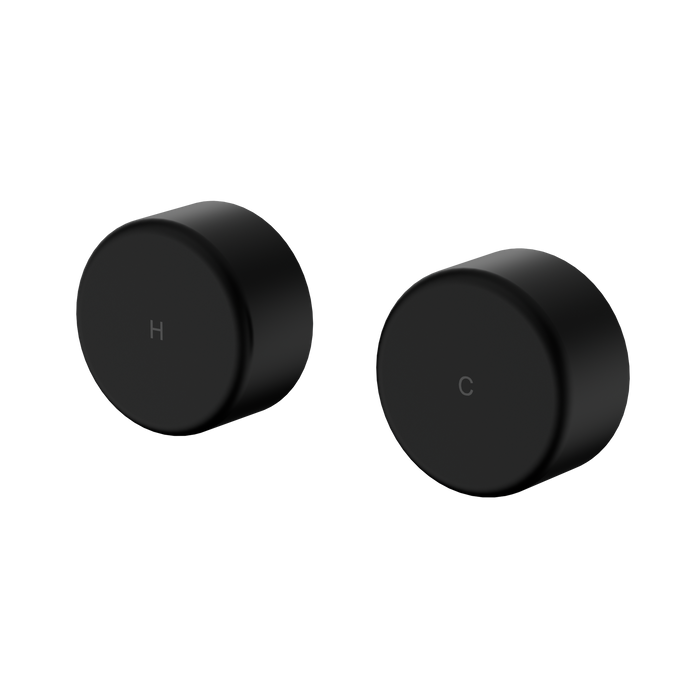 Nero Serenity Wall Top Assemblies With Metal Handle - Matte Black