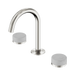 Nero Serenity Basin Set Arc Spout With Carrara Handle - Brushed Nickel
