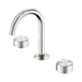 Nero Serenity Basin Set Arc Spout With Metal Handle - Brushed Nickel