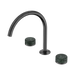Nero Serenity Bath/Kitchen Set Arc Spout With Verde Alpi Handle - Gun Metal