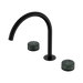 Nero Serenity Bath/Kitchen Set Arc Spout With Verde Alpi Handle - Matte Black