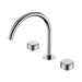 Nero Serenity Bath/Kitchen Set Arc Spout With Metal Handle - Chrome