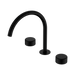 Nero Serenity Bath/Kitchen Set Arc Spout With Metal Handle - Matte Black