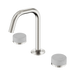 Nero Serenity Basin Set Edge Spout With Carrara Handle - Brushed Nickel