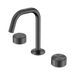 Nero Serenity Basin Set Edge Spout With Metal Handle - Gun Metal