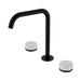 Nero Serenity Bath/Kitchen Set Edge Spout With Carrara Handle - Matte Black
