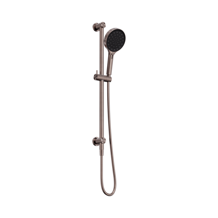 Nero Serenity Rail Shower - Brushed Bronze