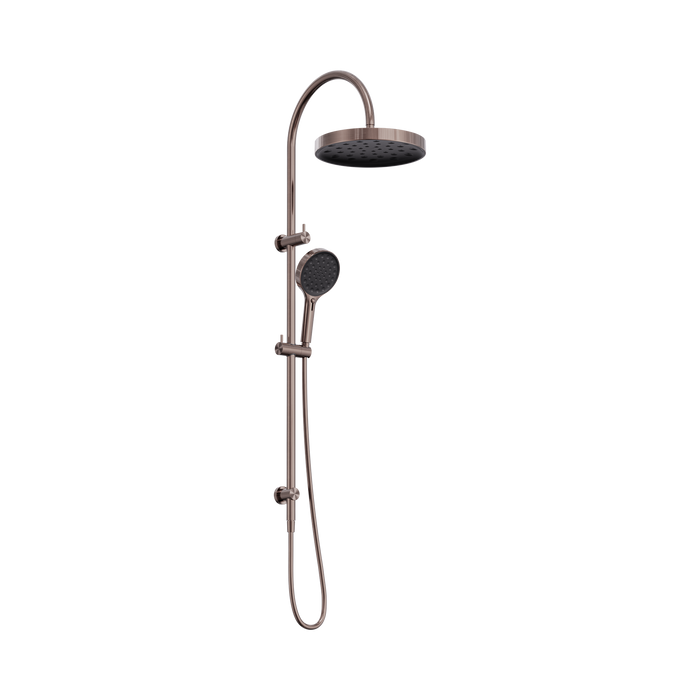 Nero Serenity Twin Shower - Brushed Bronze